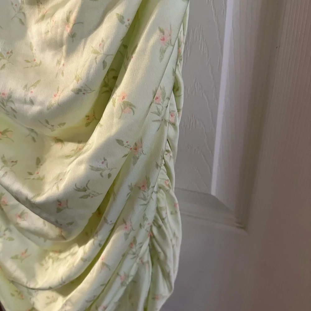 Camila Coelho Eva Mini Dress in Sage Delilah Size Large NWT - Picture 8 of 8